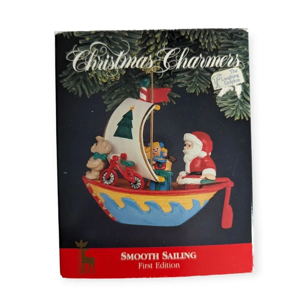 Vintage 1991 Santa's Best Smooth Sailing First Edition Ornament